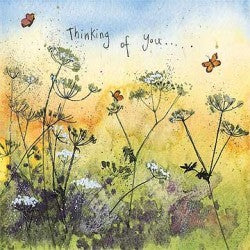 Alex Clark "Butterfly Meadow" Card (Thinking Of You)