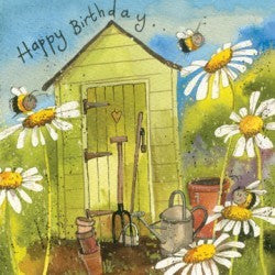 Alex Clark "Garden Shed" Card (Happy Birthday)