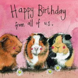Alex Clark "The Three Guineas" Card (Happy Birthday)