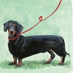 Alex Clark "Dachshund" Card (Blank)