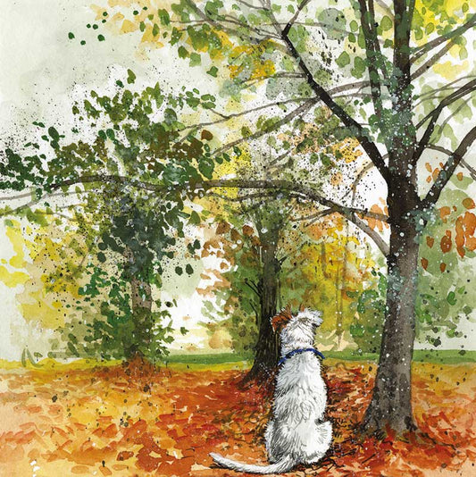 Alex Clark "Autumn Leaves" Card (Blank)