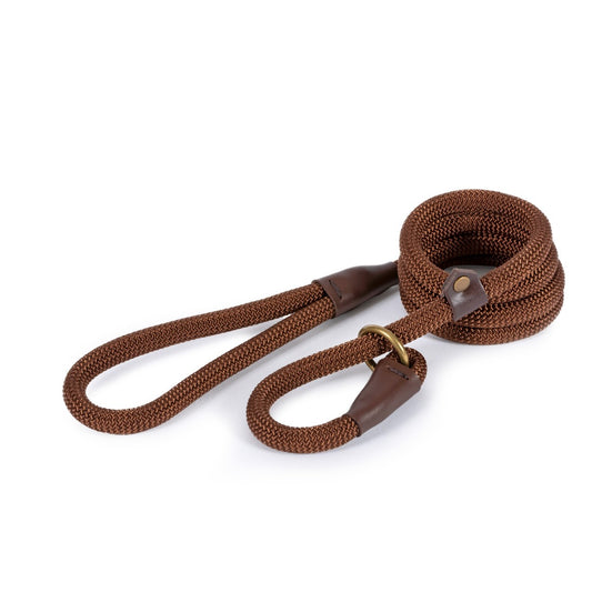 Ancol Heritage Brown Slip Lead 1.5m
