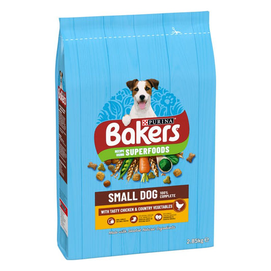 Bakers Adult Small Dog Chicken & Veg 2.85kg