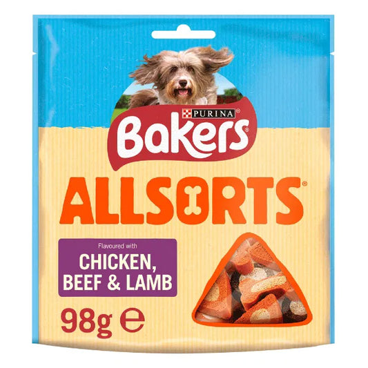 Bakers Dog Allsorts Treats 98g