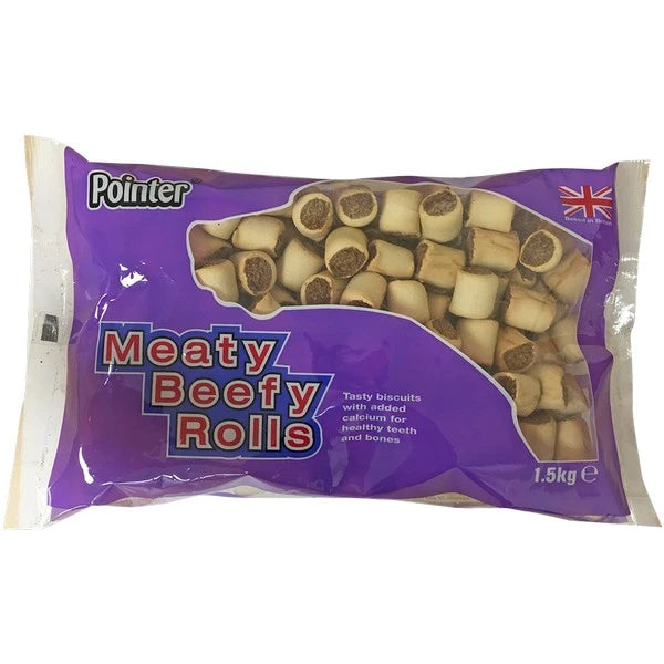Pointer Beefy Rolls 1.5kg