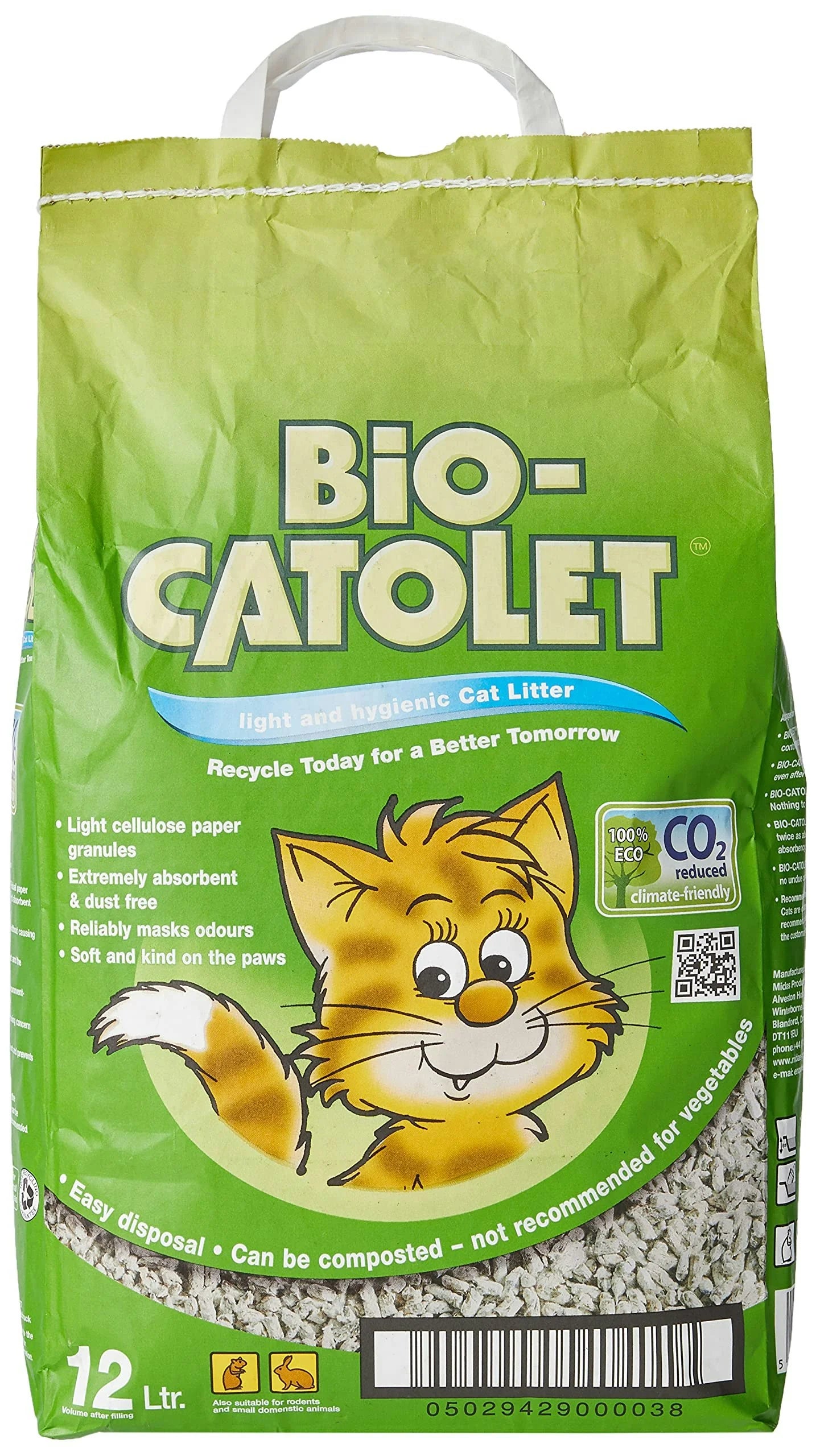 Bio-Catolet Light And Hygienic Cat Litter 12ltr