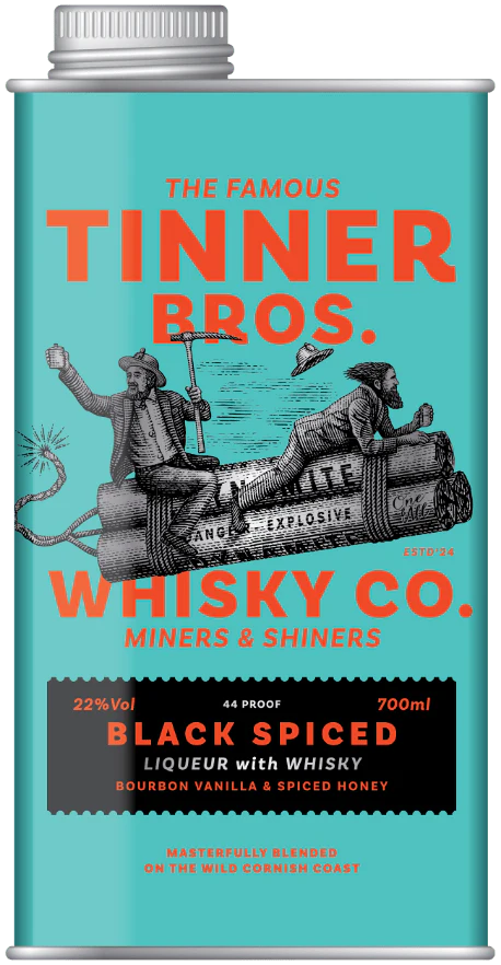 Tinner Bros Whiskey Co Black Spiced 700ml