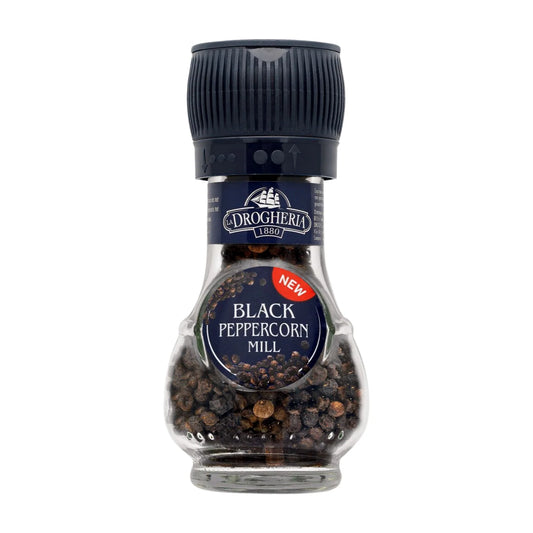 Drogheria Black Peppercorn Mill 45g