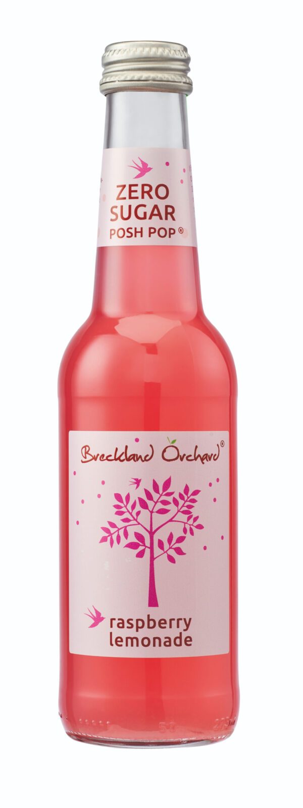 Breckland Orchard Raspberry Lemonade Zero Sugar Posh Pop 275ml