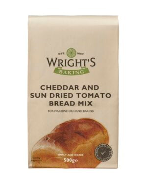 G.R Wright Cheddar Sun Dried Tomato Bread Mix 500g