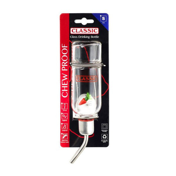 Classic Medium Glass Drink Bottle 350ml