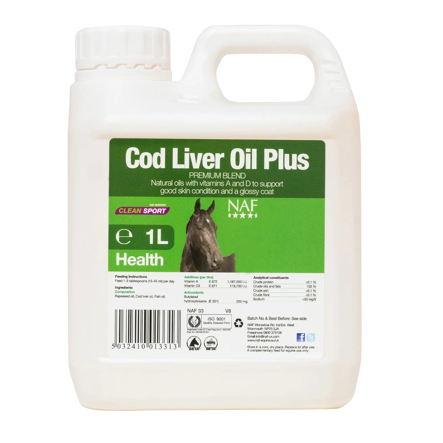 NAF Cod Liver Oil Plus 1Ltr