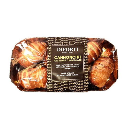 Diforti Cannoncini Hazelnut Chocolate 150g