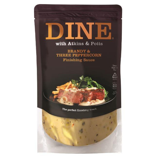 Atkins & Potts Brandy & Peppercorn Sauce 350g