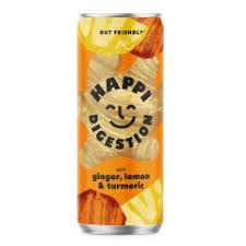 Happi Digestion Still Ginger, Lemon & Turmeric 330ml