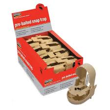 Pest Stop Pre-Baited Snap Mouse Trap 1 Supplied