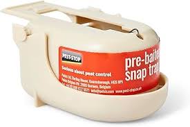 Pest Stop Pre-Baited Snap Mouse Trap 1 Supplied