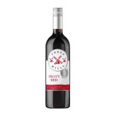Three Mills Fruity Red Wine 75cl 8%Vol