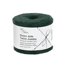 Mill Farm Green Jute Twine Spool Jumbo 500g 375m