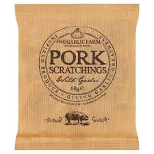 Garlic Farm Pork Scratchings with Garlic 60g
