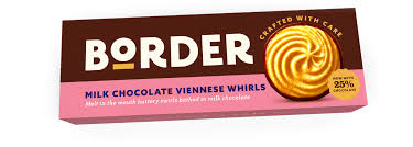 Border Milk Chocolate VIENNESE Whirls Biscuits 150g