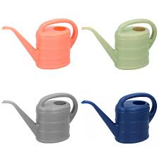 Watering Can Long Spout Mixed Colours 1.2L