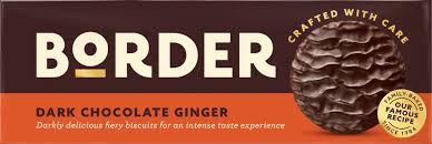 Border Biscuits Dark Chocolate Ginger 150g