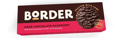 Border Biscuits Dark Chocolate Raspberry 150g