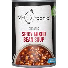 Mr Organic Spicy Mixed Bean Soup 400g
