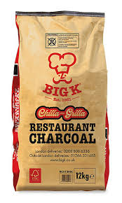 BIG K Big K Chilla-Grilla Restaurant Grade Charcoal 12kg