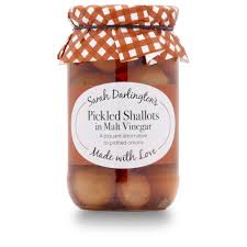 Sarah Darlington's Pickled Shallots in Malt Vinegar 450g