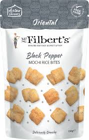 Mr Filbert's Black Pepper Mochi Rice Bites 150g