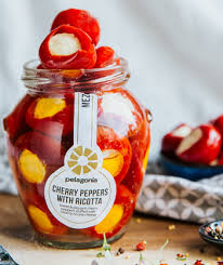 Pelagonia Cherry Peppers Stuffed With Ricotta Cheese 280g