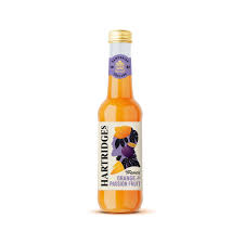 Hartridges Orange & Passionfruit Juice 275ml Glass Bottles