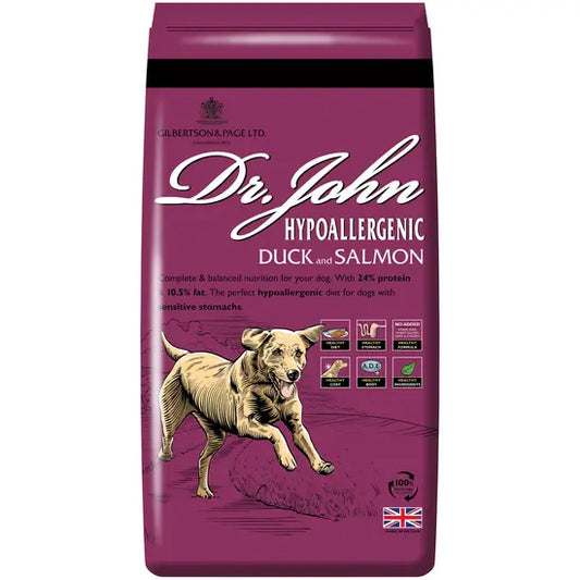 Dr Johns Hypoallergenic Duck & Salmon 12.5kg
