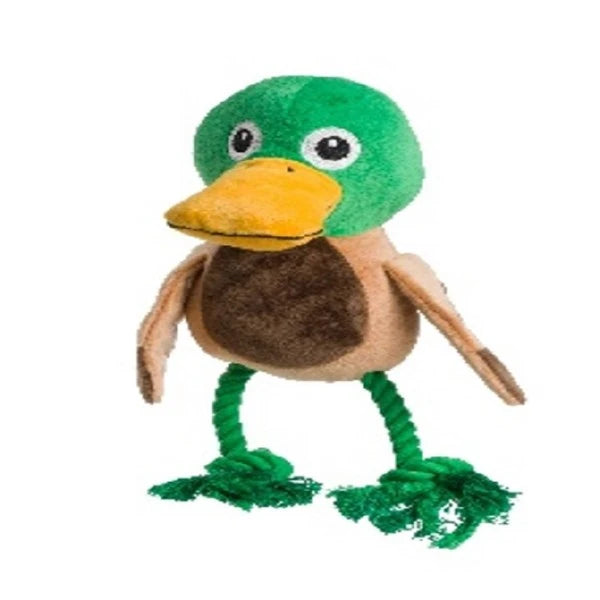House Of Paws Rope Duck Dog Toy