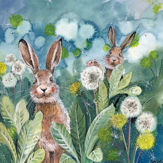 Alex Clark "Little Rabbits" Card (Blank)