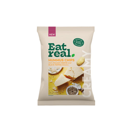 Eat Real Hummus Chips Cheese & Black Pepper 110g