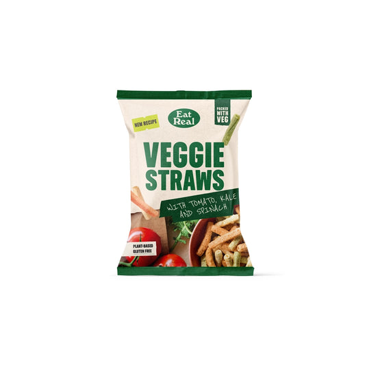 Eat Real Veggie Straws Tomato, Kale & Spinach 110g