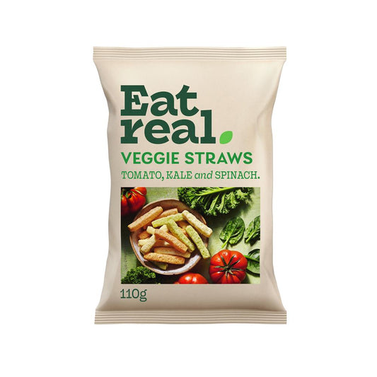 Eat Real Veggie Straws 110g