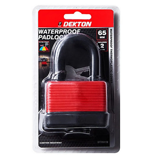 Dekton Waterproof Padlock 65mm