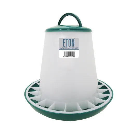 Eton Green & White Poultry Feeder 1kg