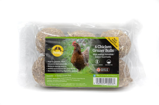 Feldy Chicken Grazer Balls x6