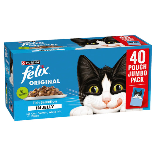 Felix Fish Selection In Jelly 40 x 85g