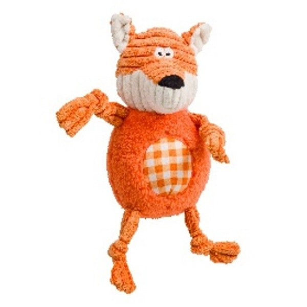 House of Paws Gingham Cord Fox Toy