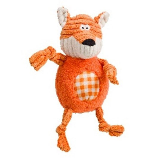 House of Paws Gingham Cord Fox Toy