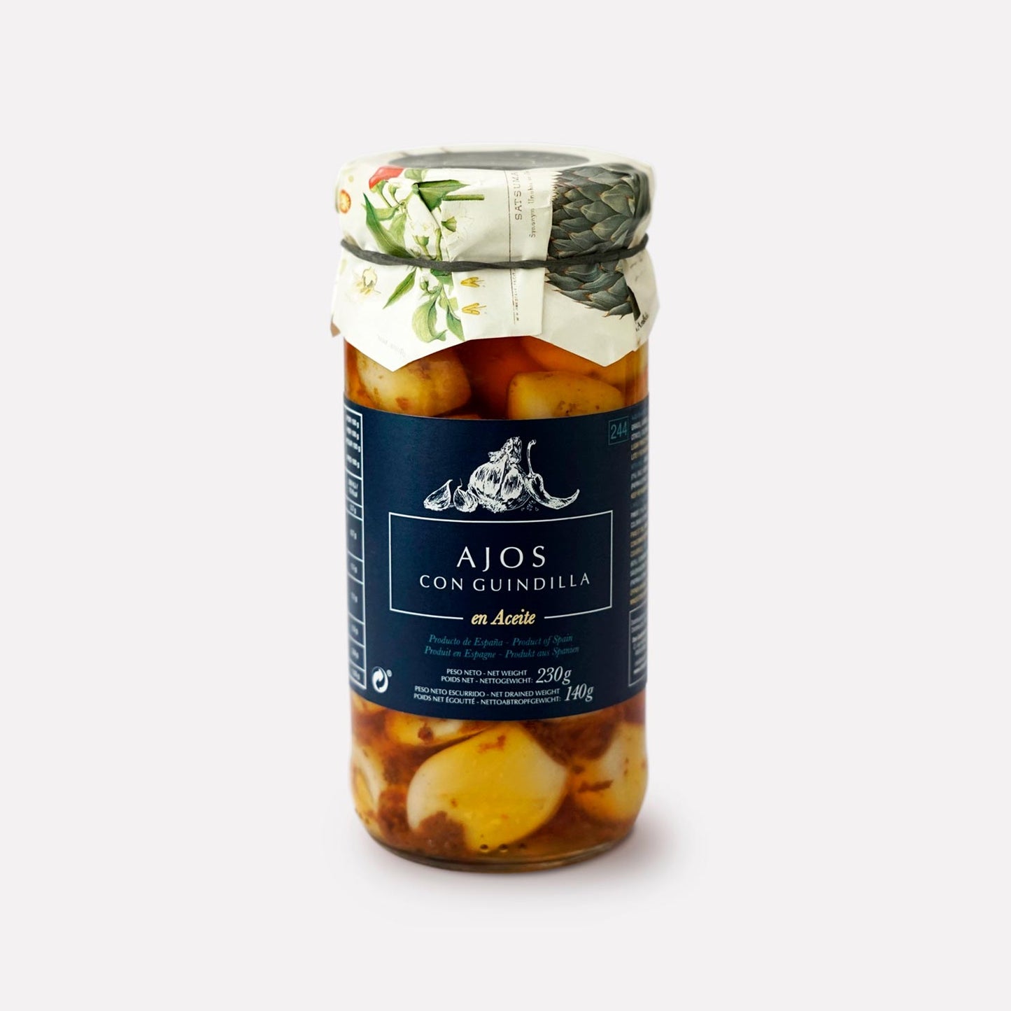 Garden Delights Garlic Oil With Chilli 244g