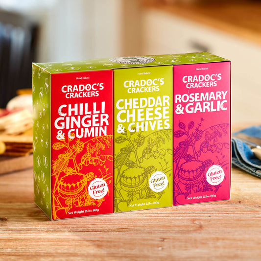 Cradoc's Gluten Free Crackers Set x3