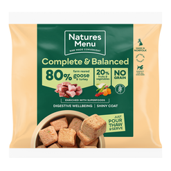 Natures Menu 80-20 Turkey & Goose Nuggets 1kg