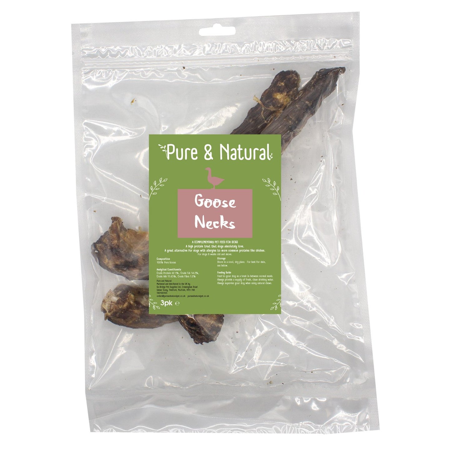 Pure & Natural Goose Neck x3